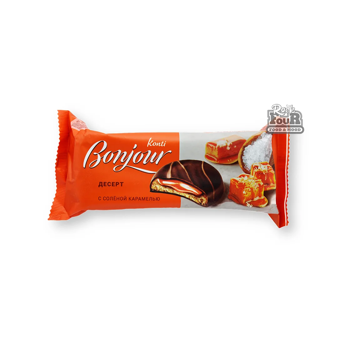 Dessert "Konti Bonjour" with salted caramel 220g